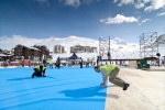 une bonne moquette bleu est importante pour un bel event