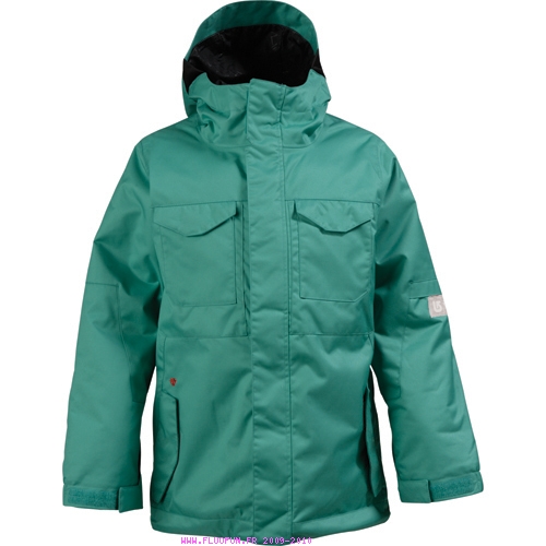 B.Snowboards The White Collection boys' transmission jacket