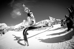 Chloé Bernard en noir et blanc