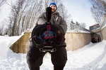 Le filmer et son gros engin