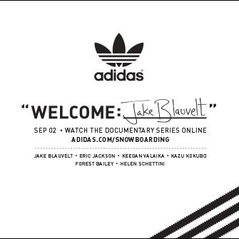 Adidas - Welcome: Jake Blauvelt