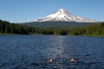 Ce?sar Reversade, Serge, Johann Baisamy et le Mt Hood.