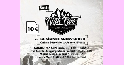Du snowboard à Annecy ce week end.