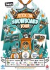 L'affiche du Rock On Snowboard Tour