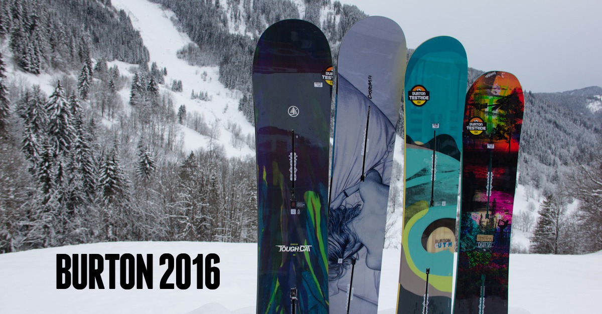 Burton 2016 en détails