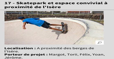 Un nouveau skate-park à Grenoble ? APPEL AUX VOTES !