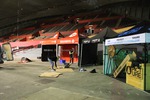 Les stands prennent forme